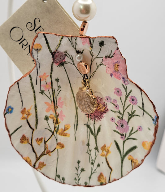 Seashell Ornaments - Hand Embellished & Decoupage